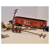 Nice Condition HO Train Set - Santa Fe Engine Nice Condition HO Train Set - Santa Fe Engine