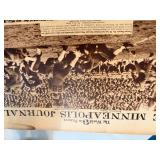 3 LARGE Original Bound Pioneer Press Minneapolis Journal & Complete Years 1935, 1939 & 1943 3 LARGE Original Bound Pioneer Press Minneapolis Journal & Complete Years 1935, 1939 & 1943