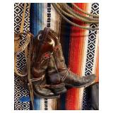 Group of Vintage Old Western Gear - Boots w/Old Spurs, Lassos & Hats Group of Vintage Old Western Gear - Boots w/Old Spurs, Lassos & Hats