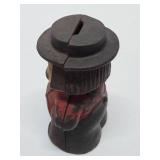 Old Vintage Cast Iron Amish Man Coin Bank Old Vintage Cast Iron Amish Man Coin Bank