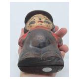 Old Vintage Cast Iron Amish Man Coin Bank Old Vintage Cast Iron Amish Man Coin Bank