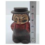 Old Vintage Cast Iron Amish Man Coin Bank Old Vintage Cast Iron Amish Man Coin Bank