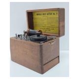 Nice Condition Antique Dovetailed Sibley Mfg. Company Electrical Device - Made in Saint Paul Nice Condition Antique Dovetailed Sibley Mfg. Company Electrical Device - Made in Saint Paul