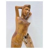 Figure Carved Wood Figural Nutcracker Figure Carved Wood Figural Nutcracker