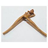 Figure Carved Wood Figural Nutcracker Figure Carved Wood Figural Nutcracker