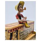 Complete Original 1940's Unique Art Mfg Company Tin Toy Set - LIL ABNER & The Dogpatch Band Complete Original 1940's Unique Art Mfg Company Tin Toy Set - LIL ABNER & The Dogpatch Band