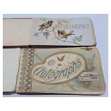 2 Original Antique 1870's-1880's Autograph Books Full of Inscriptions 2 Original Antique 1870's-1880's Autograph Books Full of Inscriptions