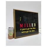 Awesome Working Vintage Lighted MILLER Bouncing Ball Motion Beer Sign Awesome Working Vintage Lighted MILLER Bouncing Ball Motion Beer Sign
