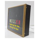 Awesome Working Vintage Lighted MILLER Bouncing Ball Motion Beer Sign Awesome Working Vintage Lighted MILLER Bouncing Ball Motion Beer Sign