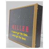 Awesome Working Vintage Lighted MILLER Bouncing Ball Motion Beer Sign Awesome Working Vintage Lighted MILLER Bouncing Ball Motion Beer Sign