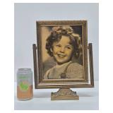Very Nice Orig Vintage 1930's SHIRLEY TEMPLE Photo in Period Spinning Frame Very Nice Orig Vintage 1930's SHIRLEY TEMPLE Photo in Period Spinning Frame