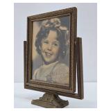 Very Nice Orig Vintage 1930's SHIRLEY TEMPLE Photo in Period Spinning Frame Very Nice Orig Vintage 1930's SHIRLEY TEMPLE Photo in Period Spinning Frame