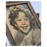 Very Nice Orig Vintage 1930's SHIRLEY TEMPLE Photo in Period Spinning Frame Very Nice Orig Vintage 1930's SHIRLEY TEMPLE Photo in Period Spinning Frame