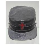 Original Antique 1880's era KNIGHTS TEMPLAR Masonic Uniform Cap Original Antique 1880's era KNIGHTS TEMPLAR Masonic Uniform Cap