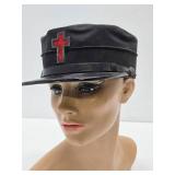 Original Antique 1880's era KNIGHTS TEMPLAR Masonic Uniform Cap Original Antique 1880's era KNIGHTS TEMPLAR Masonic Uniform Cap