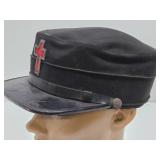 Original Antique 1880's era KNIGHTS TEMPLAR Masonic Uniform Cap Original Antique 1880's era KNIGHTS TEMPLAR Masonic Uniform Cap