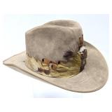 Excellent Condition Hush Puppies Cowboy Hat - Size 7 1/2 Excellent Condition Hush Puppies Cowboy Hat - Size 7 1/2