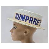 Group of Vintage Straw Hats & Political Campaign Hats Group of Vintage Straw Hats & Political Campaign Hats