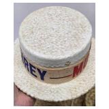 Group of Vintage Straw Hats & Political Campaign Hats Group of Vintage Straw Hats & Political Campaign Hats
