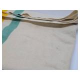 Vintage Hudson Bay Style Wool Blanket from Montgomery Wards Vintage Hudson Bay Style Wool Blanket from Montgomery Wards