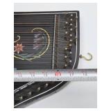 4 Antique Zither / Harp Musical Stringed Instruments 4 Antique Zither / Harp Musical Stringed Instruments