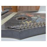 4 Antique Zither / Harp Musical Stringed Instruments 4 Antique Zither / Harp Musical Stringed Instruments