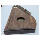 4 Antique Zither / Harp Musical Stringed Instruments 4 Antique Zither / Harp Musical Stringed Instruments