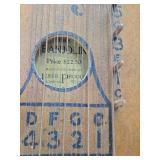 4 Antique Zither / Harp Musical Stringed Instruments 4 Antique Zither / Harp Musical Stringed Instruments