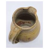 Nice Looking Signed Art Pottery Pitcher & Bowl Nice Looking Signed Art Pottery Pitcher & Bowl