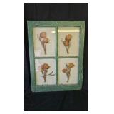 DYI old  window shadow box