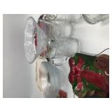 Christmas dishes and decorations