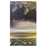 2 Vintage oil on canvas Floral Pictures