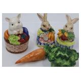 Blue Stripe Bow Rim Ceramic Dinnerware Set with Fruit Motifs (Plates, Mugs) Blue Stripe Bow Rim Ceramic Dinnerware Set with Fruit Motifs (Plates, Mugs)