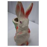Vintage Paper Mache Easter Rabbit Planter - 10.5 Inches Tall Vintage Paper Mache Easter Rabbit Planter - 10.5 Inches Tall