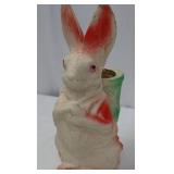 Vintage Paper Mache Easter Rabbit Planter - 10.5 Inches Tall Vintage Paper Mache Easter Rabbit Planter - 10.5 Inches Tall