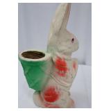 Vintage Paper Mache Easter Rabbit Planter - 10.5 Inches Tall Vintage Paper Mache Easter Rabbit Planter - 10.5 Inches Tall