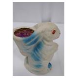 Ceramic Rabbit Planter - 3-Piece Set - Pastel Accents Ceramic Rabbit Planter - 3-Piece Set - Pastel Accents