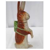 Rabbit Figurines - Brown/Orange & White with Green Backpack (2-pack) Rabbit Figurines - Brown/Orange & White with Green Backpack (2-pack)