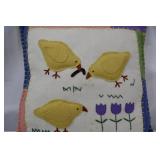Easter Pillows - Handmade Felt Applique (Lot of 3) Easter Pillows - Handmade Felt Applique (Lot of 3)