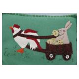 Easter Pillows - Handmade Felt Applique (Lot of 3) Easter Pillows - Handmade Felt Applique (Lot of 3)