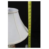 Midwest Rabbit Table Lamp - Floral Green Base with White Shade Midwest Rabbit Table Lamp - Floral Green Base with White Shade