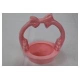 Rosbro Pink Easter Basket - Hard Plastic, Circa 1950s Rosbro Pink Easter Basket - Hard Plastic, Circa 1950s