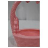Rosbro Pink Easter Basket - Hard Plastic, Circa 1950s Rosbro Pink Easter Basket - Hard Plastic, Circa 1950s