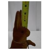 Vintage German Rabbit Figurines - 2-Piece Set with Basket, 9-inch Tall Bunny Vintage German Rabbit Figurines - 2-Piece Set with Basket, 9-inch Tall Bunny