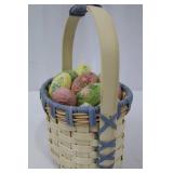 Midwest of Cannon Falls Teena Flanner Easter Figurines - Basket with Pastel Eggs & Bunnies Midwest of Cannon Falls Teena Flanner Easter Figurines - Basket with Pastel Eggs & Bunnies