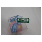 Midwest of Cannon Falls Exclusive Design Easter Figurine Set - 4-Piece on Wicker Basket Pedestals Midwest of Cannon Falls Exclusive Design Easter Figurine Set - 4-Piece on Wicker Basket Pedestals