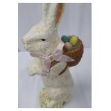 Enesco Special Delivery Easter Bunny Figurine With Egg Basket - 2001 Made in China Enesco Special Delivery Easter Bunny Figurine With Egg Basket - 2001 Made in China