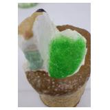 Ceramic Easter Bunny Figurines Lot - 2 Tall Brown Bunnies, 6 Eggs, 2 Kittens, Bunny & Rabbit Minis Ceramic Easter Bunny Figurines Lot - 2 Tall Brown Bunnies, 6 Eggs, 2 Kittens, Bunny & Rabbit Minis