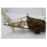 Vintage Easter Bunny Figurines Lot - 8 Pieces, Hong Kong Made Vintage Easter Bunny Figurines Lot - 8 Pieces, Hong Kong Made