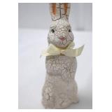 Vintage Easter Bunny Figurines Lot - 8 Pieces, Hong Kong Made Vintage Easter Bunny Figurines Lot - 8 Pieces, Hong Kong Made